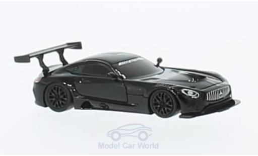 Mercedes AMG GT 1/87 FrontiArt 3 schwarz modellautos