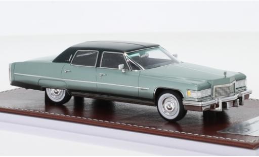 Cadillac Fleetwood 1/43 GIM   Great Iconic Models Brougham mettalic grün/matt-grün 1976 modellautos