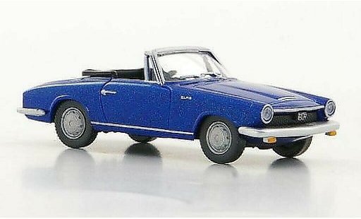 Glas 1700 GT Cabriolet 1/87 Wiking Cabrio blau modellautos
