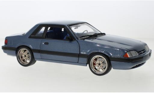 Modellautos Ford Mustang 1/18 GMP 5.0 LX metallise bleu 1989 Ford Mustang 1/18 GMP 5.0 LX metallise bleu 1989 modellautos