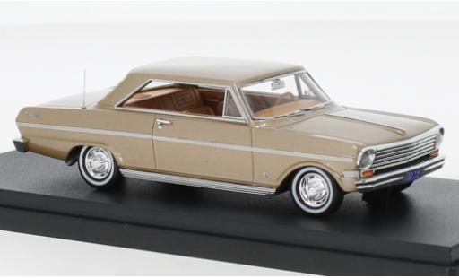 Modellautos Chevrolet Nova 1/43 Goldvarg Collections metallise beige 1963 Chevrolet Nova 1/43 Goldvarg Collections metallise beige 1963 modellautos