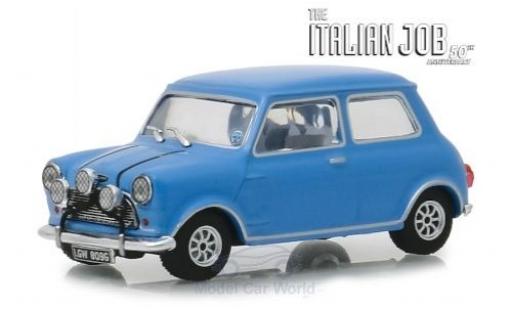 Modellautos Austin Mini 1/43 Greenlight Cooper S 1275 MkI blau RHD The Italian Job 1967 Austin Mini 1/43 Greenlight Cooper S 1275 MkI blau RHD The Italian Job 1967 modellautos