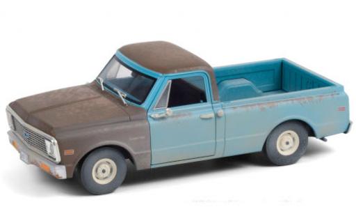 Modellautos Chevrolet C-10 1/24 Greenlight blau/grau 1971 Independence Day avec traces d Chevrolet C-10 1/24 Greenlight blau/grau 1971 Independence Day avec traces d modellautos