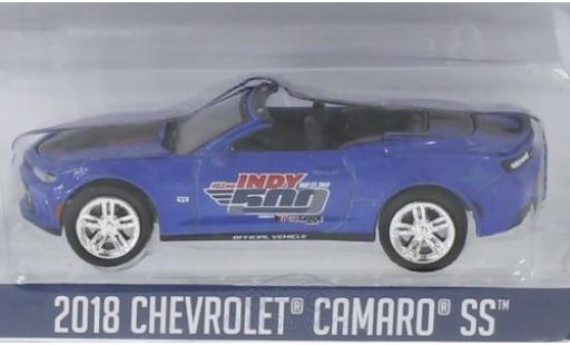 Modellautos Chevrolet Camaro 1/64 Greenlight blau 2018 102 Running Indy 500 Chevrolet Camaro 1/64 Greenlight blau 2018 102 Running Indy 500 modellautos