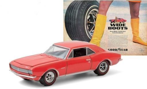 Modellautos Chevrolet Camaro 1/64 Greenlight rot 1967 Goodyear Wide Tread Tires Chevrolet Camaro 1/64 Greenlight rot 1967 Goodyear Wide Tread Tires modellautos