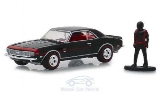 Modellautos Chevrolet Camaro 1/64 Greenlight RS-SS schwarz 1968 mit Figur Chevrolet Camaro 1/64 Greenlight RS-SS schwarz 1968 mit Figur modellautos