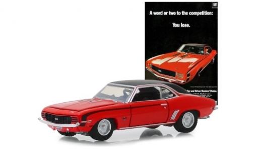 Modellautos Chevrolet Camaro 1/64 Greenlight SS rot/matt-schwarz 1969 Chevrolet Camaro 1/64 Greenlight SS rot/matt-schwarz 1969 modellautos