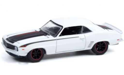 Modellautos Chevrolet Camaro 1/64 Greenlight Tuning matt-weiss/matt-schwarz 1969 Chevrolet Camaro 1/64 Greenlight Tuning matt-weiss/matt-schwarz 1969 modellautos