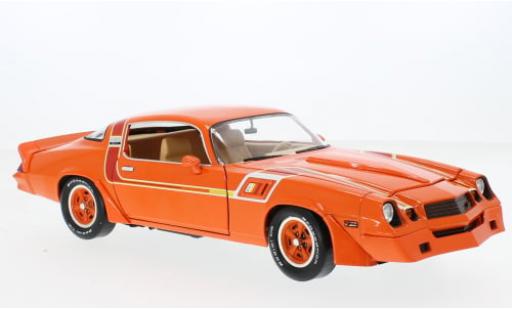 Modellautos Chevrolet Camaro 1/18 Greenlight Z28 Hugger General Motors Special orange 1980 1:18 Chevrolet Camaro 1/18 Greenlight Z28 Hugger General Motors Special orange 1980 1:18 modellautos