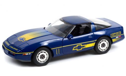 Modellautos Chevrolet Corvette 1/18 Greenlight (C4) blau/Dekor Challenge 1988 toit détachable Chevrolet Corvette 1/18 Greenlight (C4) blau/Dekor Challenge 1988 toit détachable modellautos