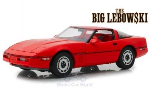 Chevrolet Corvette 1/18 Greenlight C4 rot The Big Lebowski 1985 modellautos