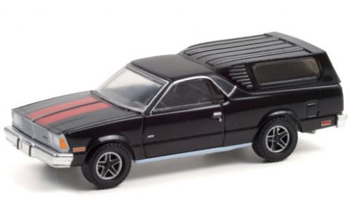 Modellautos Chevrolet El Camino 1/64 Greenlight SS schwarz/rot 1981 mit Campingaufbau Chevrolet El Camino 1/64 Greenlight SS schwarz/rot 1981 mit Campingaufbau modellautos
