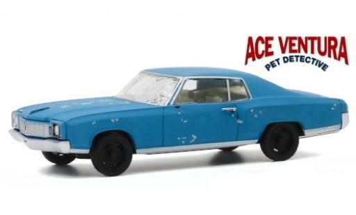 Modellautos Chevrolet Monte Carlo 1/43 Greenlight matt-blau Ace Ventura - Pet Detective 1972 avec traces d Chevrolet Monte Carlo 1/43 Greenlight matt-blau Ace Ventura - Pet Detective 1972 avec traces d modellautos
