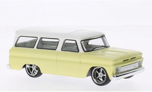 Modellautos Chevrolet Suburban 1/43 Greenlight Tuning gelb/weiss 1966 Chevrolet Suburban 1/43 Greenlight Tuning gelb/weiss 1966 modellautos