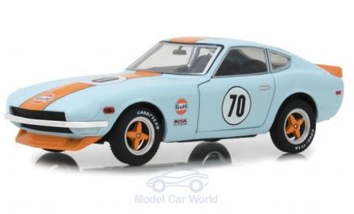 Modellautos Datsun 240Z 1/24 Greenlight blau/orange 1970 Datsun 240Z 1/24 Greenlight blau/orange 1970 modellautos