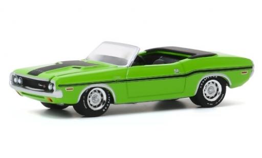 Modellautos Dodge Challenger 1/64 Greenlight R/T HEMI Cabrio grün/matt-schwarz 1970 Dodge Challenger 1/64 Greenlight R/T HEMI Cabrio grün/matt-schwarz 1970 modellautos