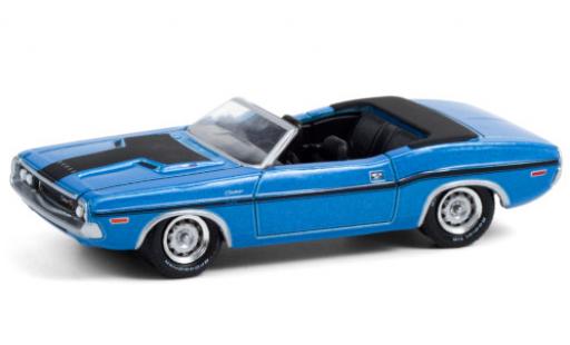 Modellautos Dodge Challenger 1/64 Greenlight R/T HEMI Cabrio mettalic blau/matt-schwarz 1970 Dodge Challenger 1/64 Greenlight R/T HEMI Cabrio mettalic blau/matt-schwarz 1970 modellautos