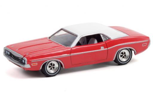 Modellautos Dodge Challenger 1/64 Greenlight rot/weiss 1970 Dodge Challenger 1/64 Greenlight rot/weiss 1970 modellautos