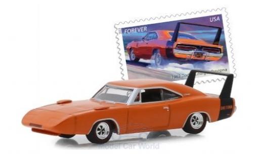 Modellautos Dodge Charger 1/64 Greenlight Daytona orange/schwarz 1969 Dodge Charger 1/64 Greenlight Daytona orange/schwarz 1969 modellautos