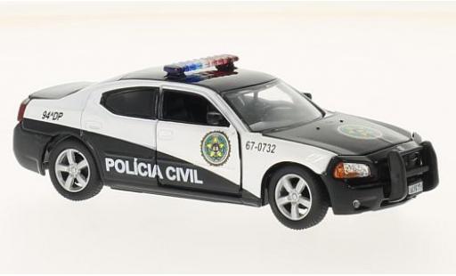 Modellautos Dodge Charger 1/43 Greenlight schwarz/weiss Fast Five 2011 Rio Police Policia Civil Dodge Charger 1/43 Greenlight schwarz/weiss Fast Five 2011 Rio Police Policia Civil modellautos