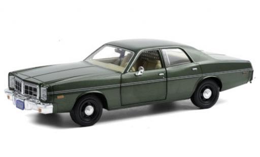 Dodge Monaco 1/24 Greenlight mettalic grün 1977 Hunter (TV-s�rie 1984-91) modellautos