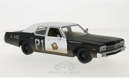 Dodge Monaco 1974 1/24 Greenlight schwarz/weiss Blues Brothers 1974 Bluesmobile modellautos