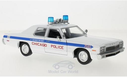 Modellautos Dodge Monaco 1/24 Greenlight weiss/blau Blues Brothers Chicago Police 1975 Dodge Monaco 1/24 Greenlight weiss/blau Blues Brothers Chicago Police 1975 modellautos