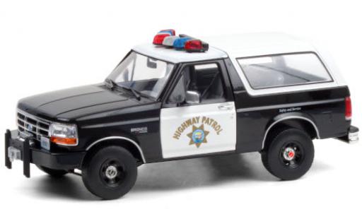 Ford Bronco 1/18 Greenlight California Highway Patrol 1995 modellautos