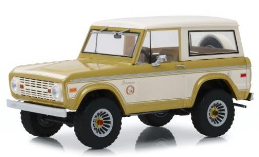 Ford Bronco 1/18 Greenlight Colorado Gold Rush gold/beige 1976 modellautos