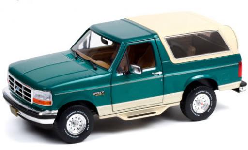 Ford Bronco 1/18 Greenlight Eddie Bauer Edition grün/beige 1993 modellautos