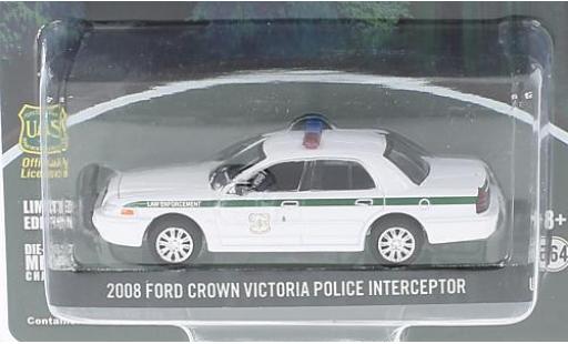 Modellautos Ford Crown 1/64 Greenlight Victoria Police Interceptor weiss U.S.Forest Service 2008 Ford Crown 1/64 Greenlight Victoria Police Interceptor weiss U.S.Forest Service 2008 modellautos