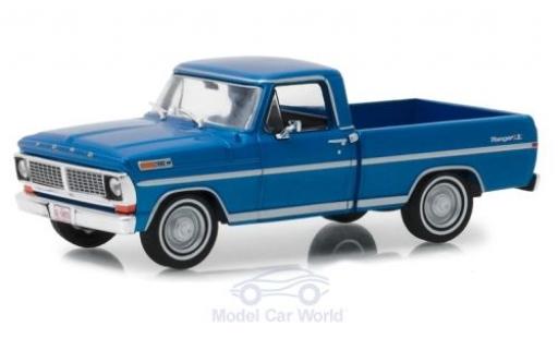 Modellautos Ford F-1 1/43 Greenlight 00 Pick-Up mettalic blau 1970 Ford F-1 1/43 Greenlight 00 Pick-Up mettalic blau 1970 modellautos
