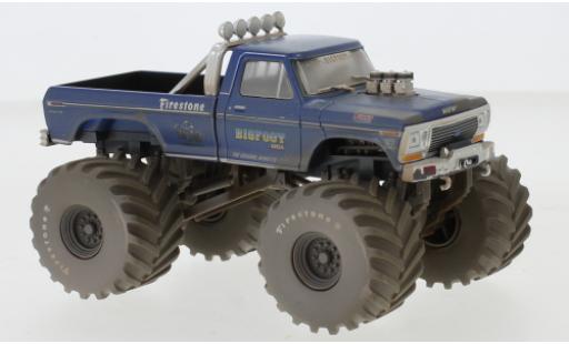 Ford F-250 1/43 Greenlight Monster Truck Bigfoot 1974 The Original Monstre Truck (1979) avec Einsatzspuren modellautos