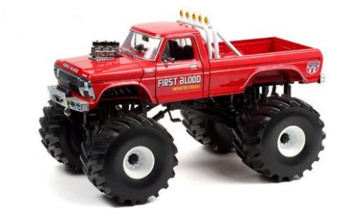 Ford F-250 1/18 Greenlight Monster Truck First Blood 1978 mit 66 Zoll Bereifung modellautos