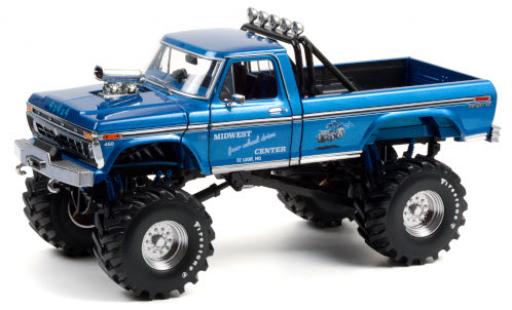 Ford F-250 1/18 Greenlight Monster Truck Midwest Four Wheel Drive Center 1974 avec 48 Zoll Bereifung modellautos
