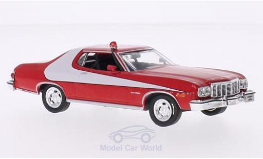Modellautos Ford Gran Torino 1/43 Greenlight rot/weiss 1976 Starsky & Hutch TV-Serie Ford Gran Torino 1/43 Greenlight rot/weiss 1976 Starsky & Hutch TV-Serie modellautos