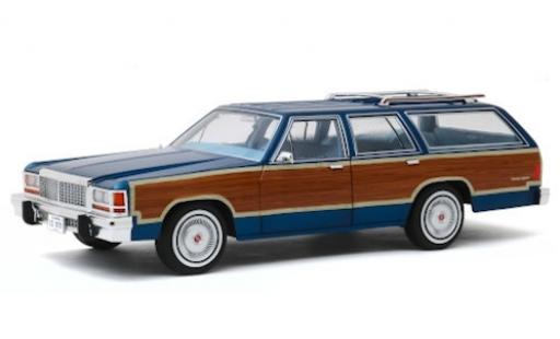 Modellautos Ford LTD 1/18 Greenlight Country Squire mettalic blau/Holzoptik 1979 Artisan Collection Ford LTD 1/18 Greenlight Country Squire mettalic blau/Holzoptik 1979 Artisan Collection modellautos