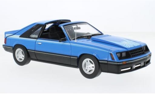 Modellautos Ford Mustang 1/18 Greenlight Cobra T-Top blau 1981 1:18 Ford Mustang 1/18 Greenlight Cobra T-Top blau 1981 1:18 modellautos