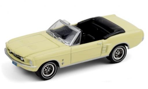 Modellautos Ford Mustang 1/64 Greenlight Cabrio High Country Special gelb 1967 Ford Mustang 1/64 Greenlight Cabrio High Country Special gelb 1967 modellautos