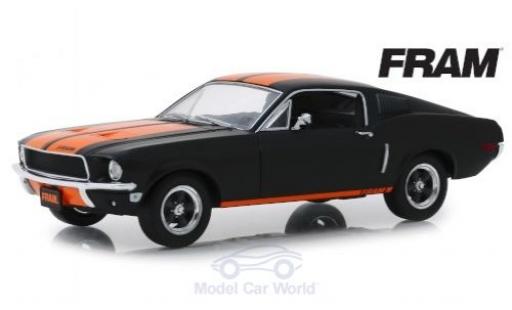 Modellautos Ford Mustang 1/24 Greenlight Fastback FRAM 1968 Ford Mustang 1/24 Greenlight Fastback FRAM 1968 modellautos