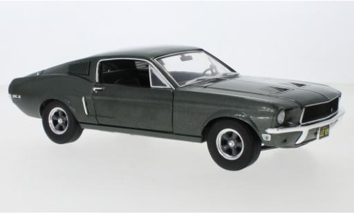 Modellautos Ford Mustang 1/18 Greenlight GT Fastback mettalic grün 1968 Ford Mustang 1/18 Greenlight GT Fastback mettalic grün 1968 modellautos