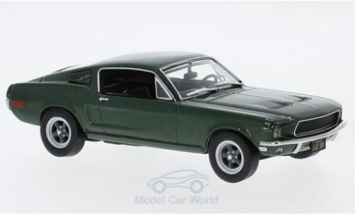 Modellautos Ford Mustang GT 1/43 Greenlight GT mettalic grün Bullitt 1968 Ford Mustang GT 1/43 Greenlight GT mettalic grün Bullitt 1968 modellautos