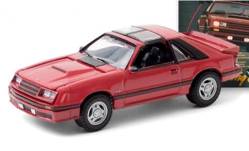 Modellautos Ford Mustang 1/64 Greenlight GT rot 1982 Ford Mustang 1/64 Greenlight GT rot 1982 modellautos