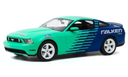 Modellautos Ford Mustang 1/18 Greenlight GT türkis/blau Falken Tires 2010 Ford Mustang 1/18 Greenlight GT türkis/blau Falken Tires 2010 modellautos