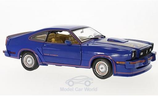 Modellautos Ford Mustang 1/18 Greenlight II blau Film King Cobra 1978 Ford Mustang 1/18 Greenlight II blau Film King Cobra 1978 modellautos
