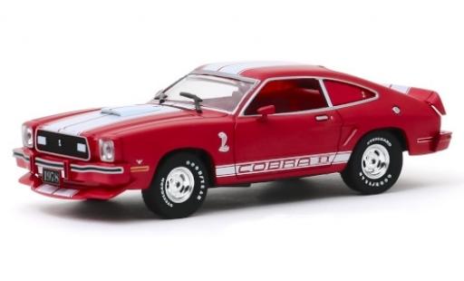 Modellautos Ford Mustang 1/43 Greenlight II Cobra II rot/weiss 1976 Ford Mustang 1/43 Greenlight II Cobra II rot/weiss 1976 modellautos