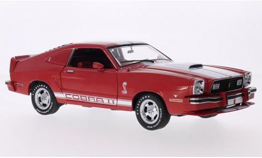 Modellautos Ford Mustang 1/18 Greenlight II Cobra II rot/weiss 1978 Ford Mustang 1/18 Greenlight II Cobra II rot/weiss 1978 modellautos
