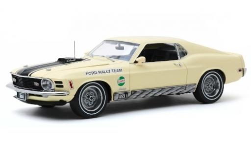 Modellautos Ford Mustang 1/18 Greenlight Mach 1 428 beige/matt-schwarz Rally Team Castrol SCCA Manufacturers Road Rally 1970 Ford Mustang 1/18 Greenlight Mach 1 428 beige/matt-schwarz Rally Team Castrol SCCA Manufacturers Road Rally 1970 modellautos