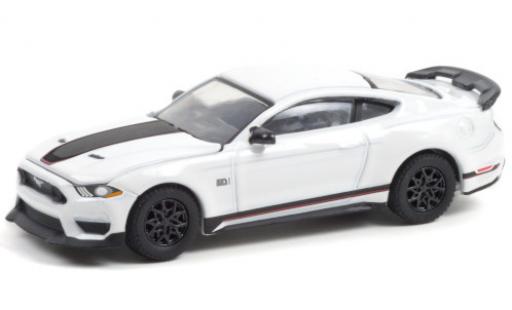 Modellautos Ford Mustang 1/64 Greenlight Mach 1 weiss/Dekor 2021 No.145 Ford Mustang 1/64 Greenlight Mach 1 weiss/Dekor 2021 No.145 modellautos