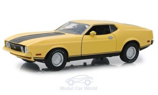 Modellautos Ford Mustang 1/18 Greenlight Mach1 Eleanor gelb/schwarz Gone in 60 Seconds 1973 Ford Mustang 1/18 Greenlight Mach1 Eleanor gelb/schwarz Gone in 60 Seconds 1973 modellautos